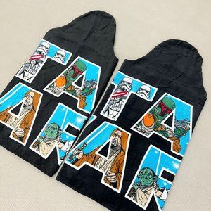 Bundle of 2 Star Wars Kid's Beach Bath Swim Beach Towels/Hooded Bath Wrap